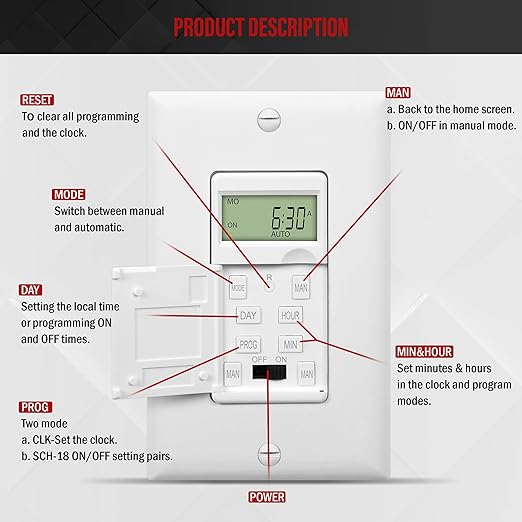 ENERLITES Programmable Digital Timer Switch - Image 4