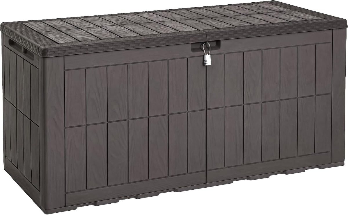 yitahome 134 gallon large deck box, main product view