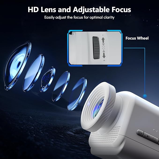 Rossetta 3D Projector, 60 Themes HD 3D Galaxy Projector - Image 5