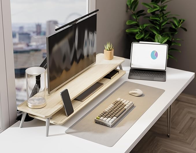 Fenge Dual Monitor Stand, Monitor Stands Riser - Image 7