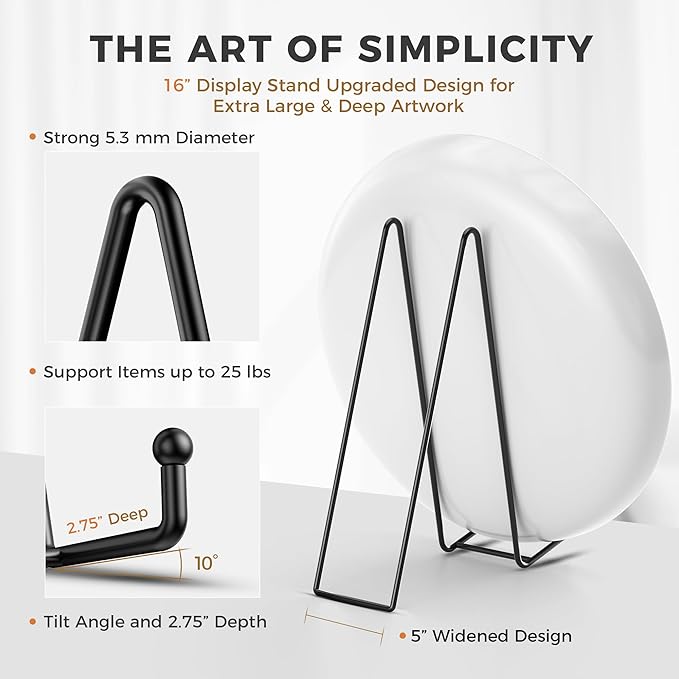 TR-LIFE 16 Inch Heavy Duty Plate Stand - Image 2