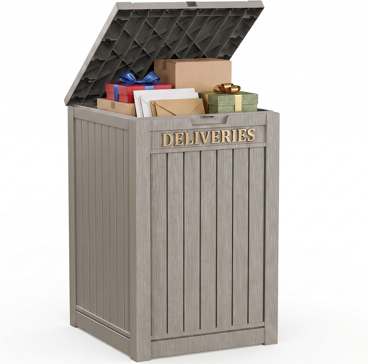package delivery boxes for outside, deck storage box, main product view