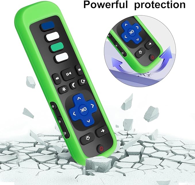 Remote Cover Case for Roku TV Remote Control/Silicone Protective Sleeve Skin - Image 5