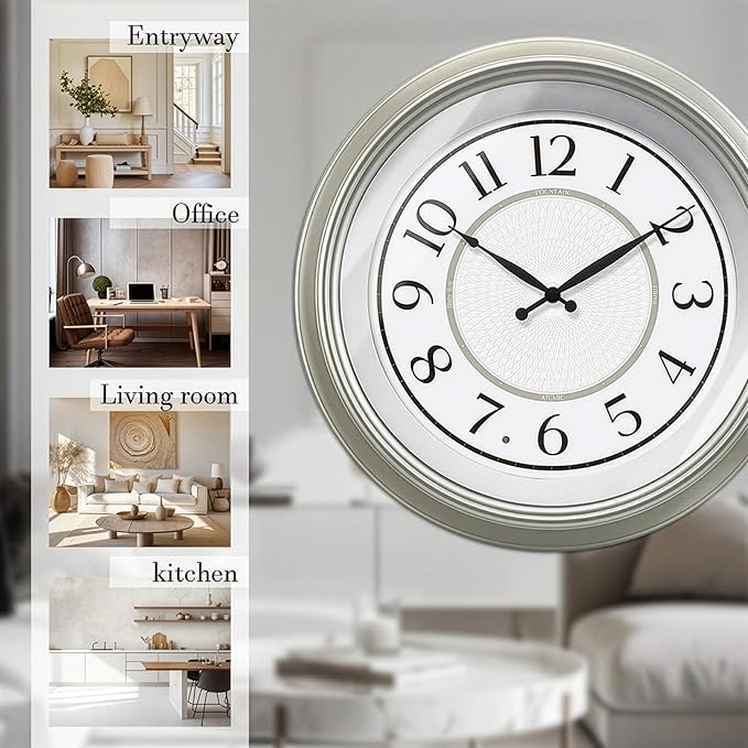 FOUNTAIN DESIGNS Galaxy 18" Large Luminous Atomic Clock - Image 7