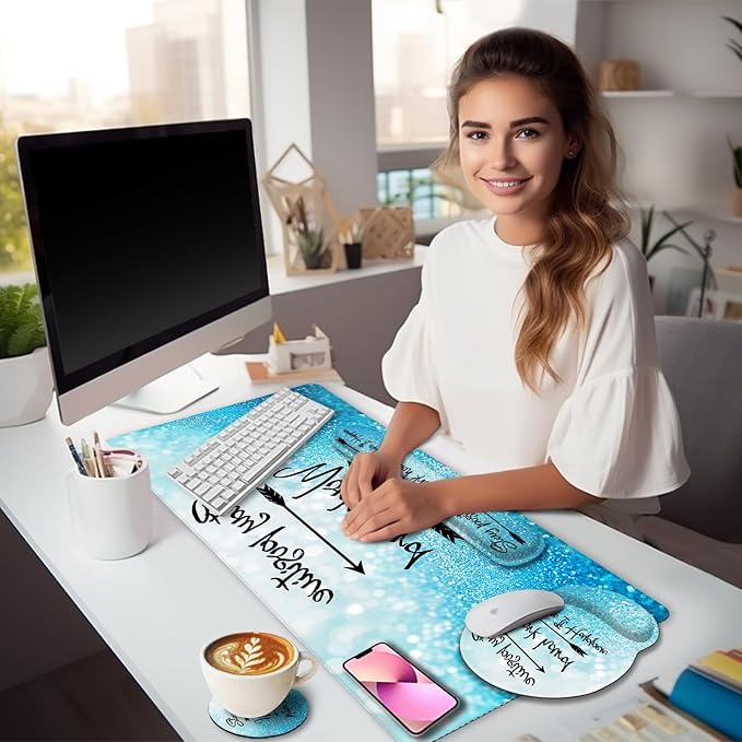 LIMKRIAN Desk Mat Pad, XXL Large Gaming Mouse Pad - Image 2