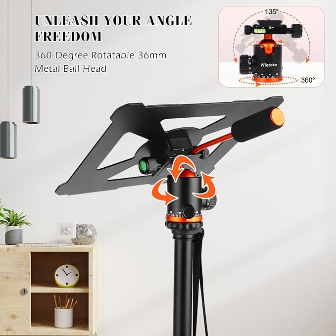 Nietoto Camera Tripods & Projector Stand, 2 in1 Tripod - Image 3