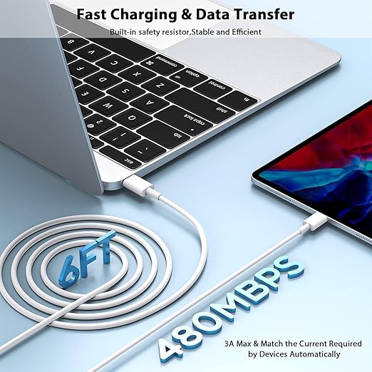 iPhone Charger Fast Charging, 40W Dual USB C Wall Charger Apple MFi Certified - Image 3