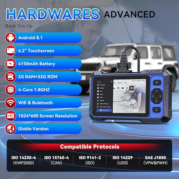 OBD2 Scanner, MUCAR 682 AI-Assisted Car Diagnostic Tool, Automotive - Image 8