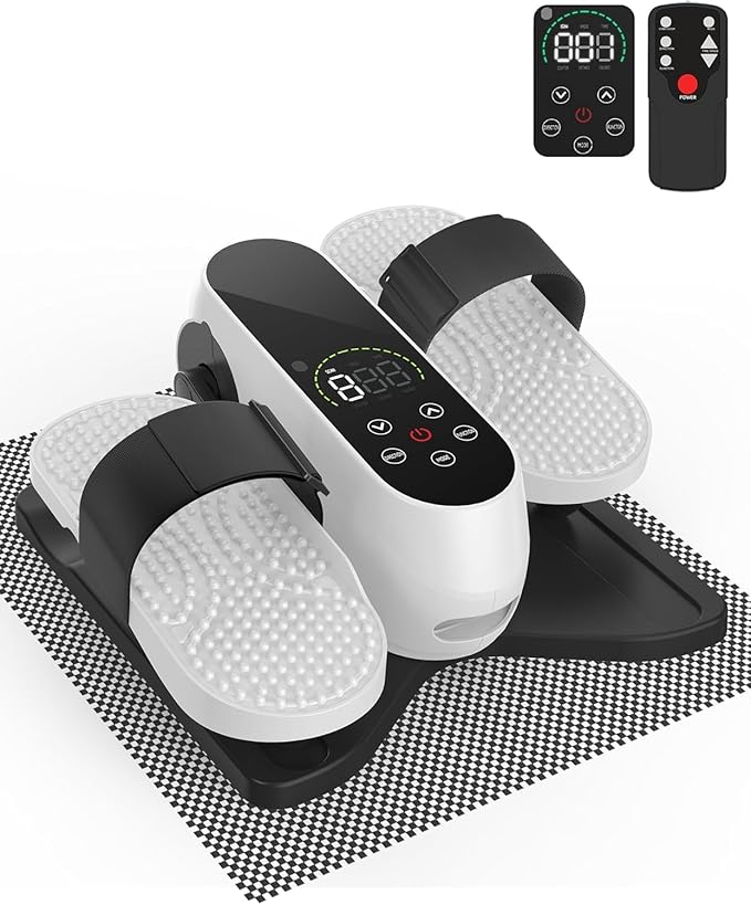 2025 New Under Desk Elliptical Machine, Portable Seated Pedal Exercise Machine by Yolidhome