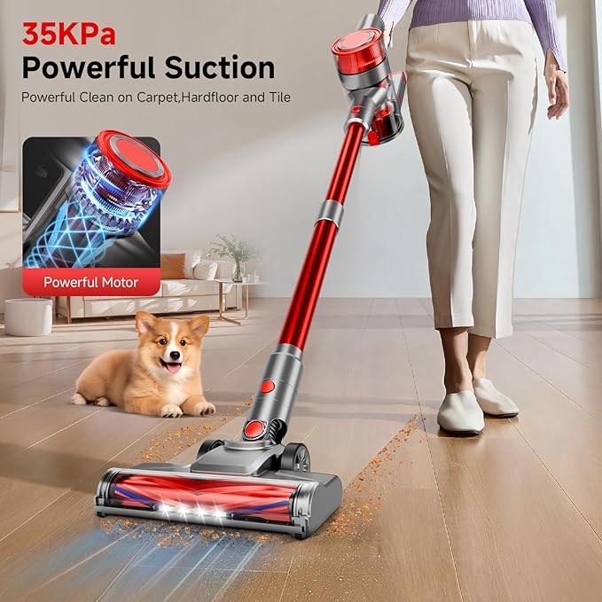 Cordless Vacuum Cleaner, 35Kpa Vacuum Cleaner - Image 2