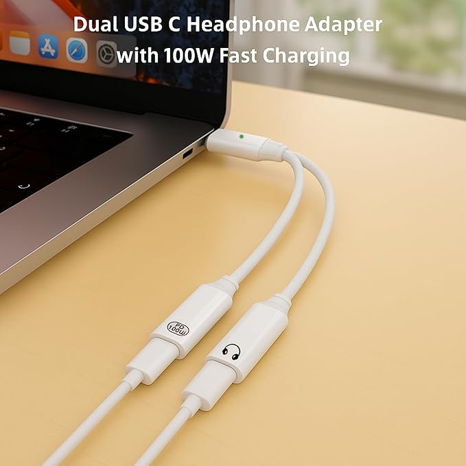 Mizi Headphone Splitter 3.5mm Stereo to Dual 3.5mm Female Jack Audio, Extension - Image 4