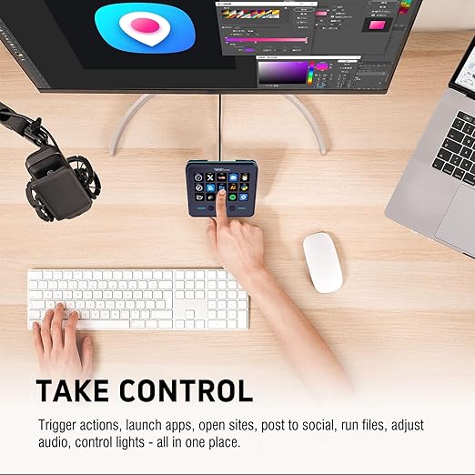 VSDINSIDE Macro Keypad, Stream Controller Deck Gaming Streaming Shortcut - Image 5