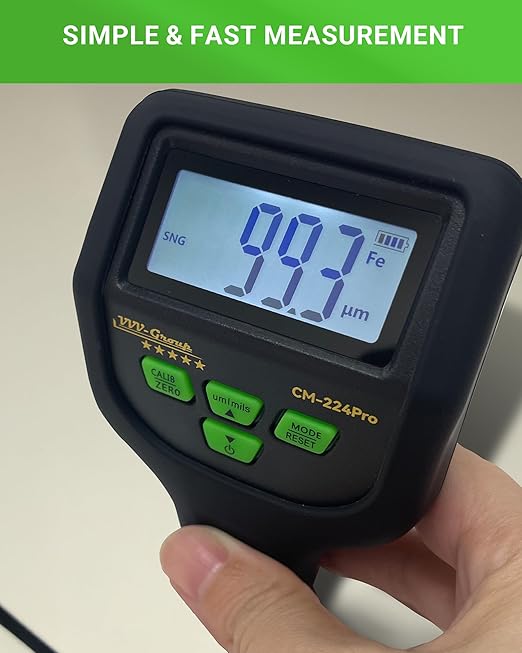 Paint Thickness Gauge CM-224Pro 2026 | Coating Thickness Meter Fe/Al/Zn | Auto - Image 6