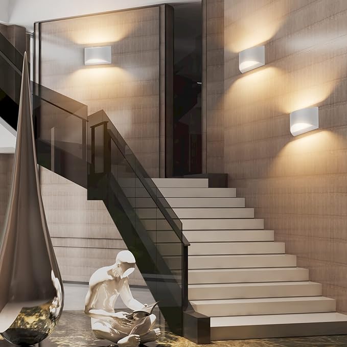 Aipsun Aluminum Modern Indoor LED Wall Sconce Interior Wall Lights 1 Pack - Image 5