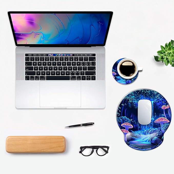 Ergonomic Mouse Pad with Wrist Support, Mouse Pad with Wrist Rest, Relieve - Image 7