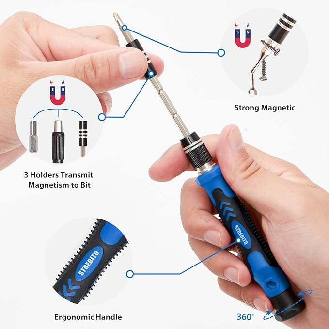 STREBITO Electronics Precision Screwdriver Sets 142-Piece - Image 3