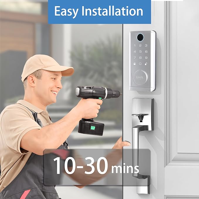 UMIK UMIKSMART Fingerprint Door Lock - Image 5