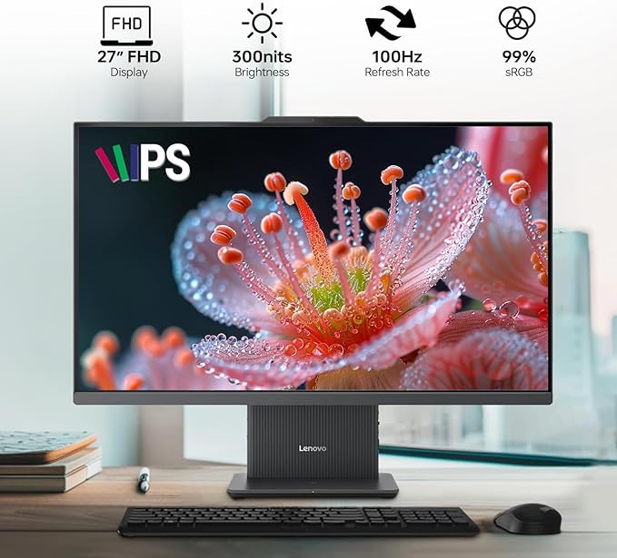 Lenovo IdeaCentre Business All-in-One PC, AMD Ryzen 7 8845HS, 16GB DDR5 RAM - Image 5