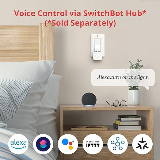 SwitchBot Bot White & Hub Mini Kit: Automate IR Devices & Physical Switches - Image 5