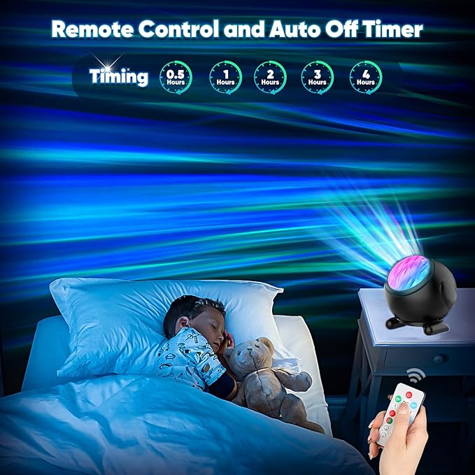 Northern Lights Projector, LED Night Light Aurora Projector - Image 4