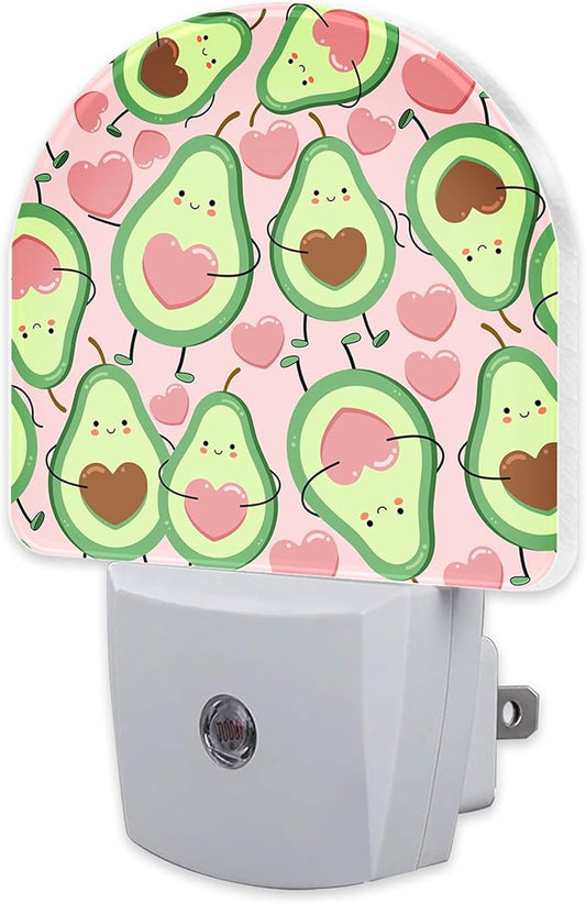 sndheke Cute Pink Avocado Night Light by sndheke