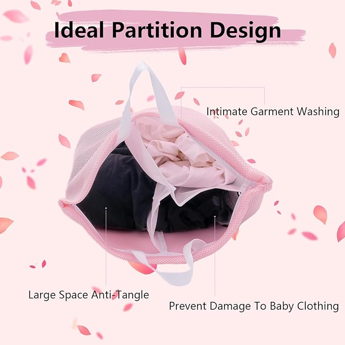 Guozcaray 2 Pcs Special Zoning laundry bag - Image 6