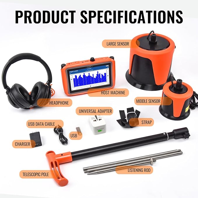 PQWT L6000 Acoustic Water Leak Detector - Image 8