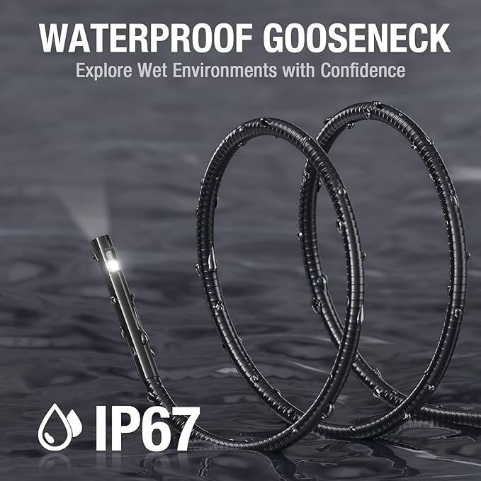 Dual Lens Endoscope with 5" Monitor, Teslong NTS500 Industrial Waterproof - Image 7