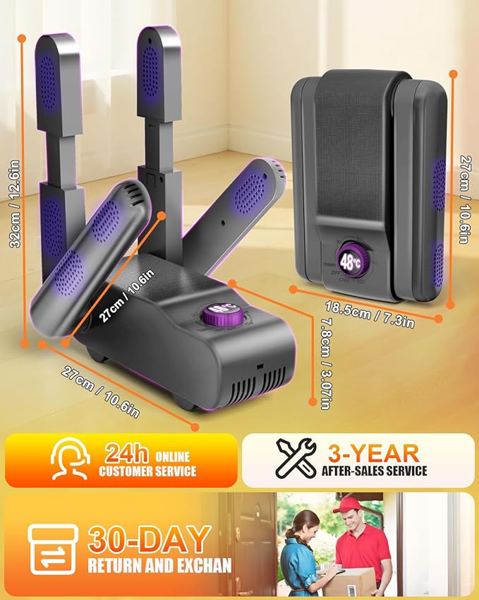 5.0 Upgraded Boot Shoe Dryer【500W German Super Motor】【Dual-Tech 118°F Constant - Image 7