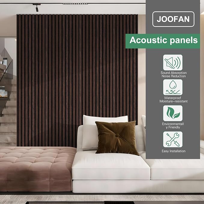 Premium Acoustic Wood Slat Wall Panels – Noise-Reducing Sound Absorption Panels - Image 2