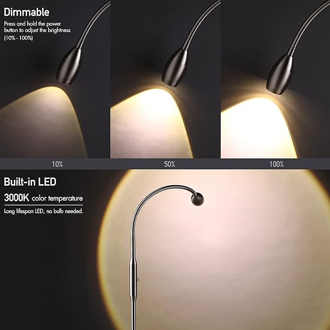 O’Bright Ray – Adjustable LED Beam Floor Lamp, Dimmable and Zoomable Spotlight - Image 4