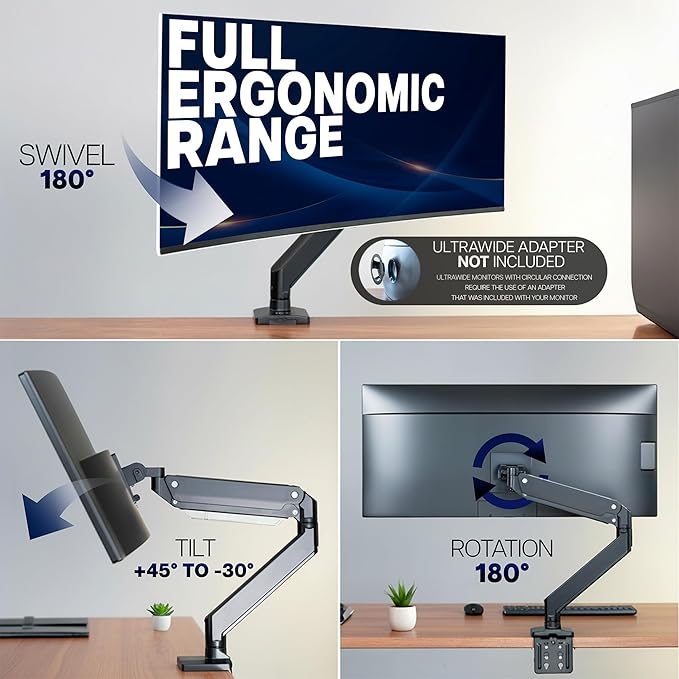 VIVO Premium Aluminum Monitor Arm - Image 7