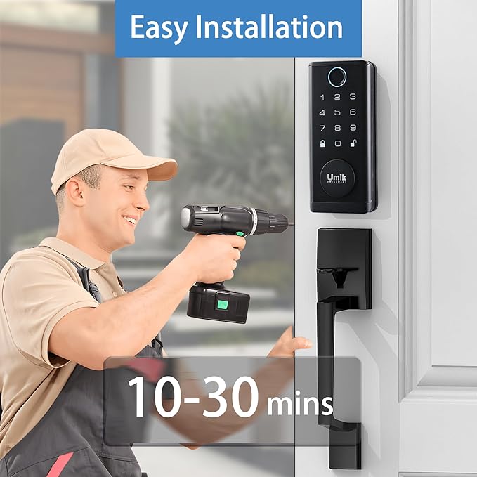 UMIK UMIKSMART Fingerprint Smart Door Lock - Image 5