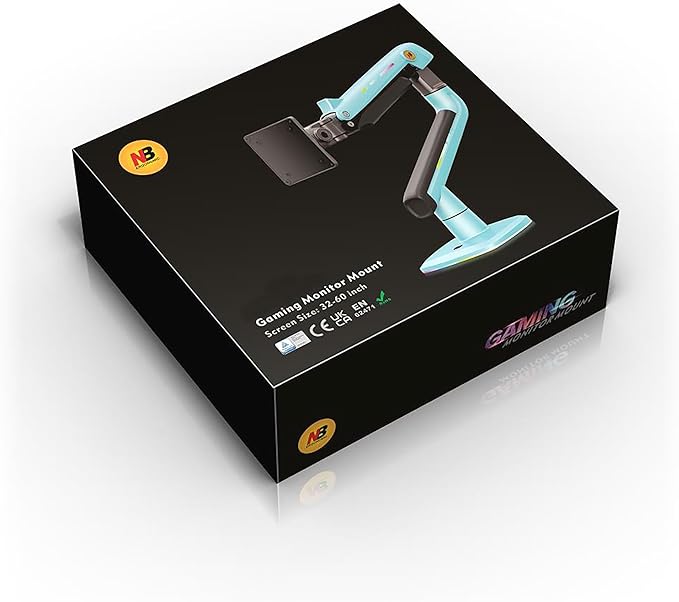 NB Gaming Monitor Arm or for 32 to 60 Inches Screen, Load up to 20 kg, VESA - Image 7