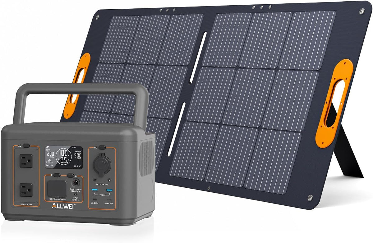 ALLWEI 500W Solar Generator