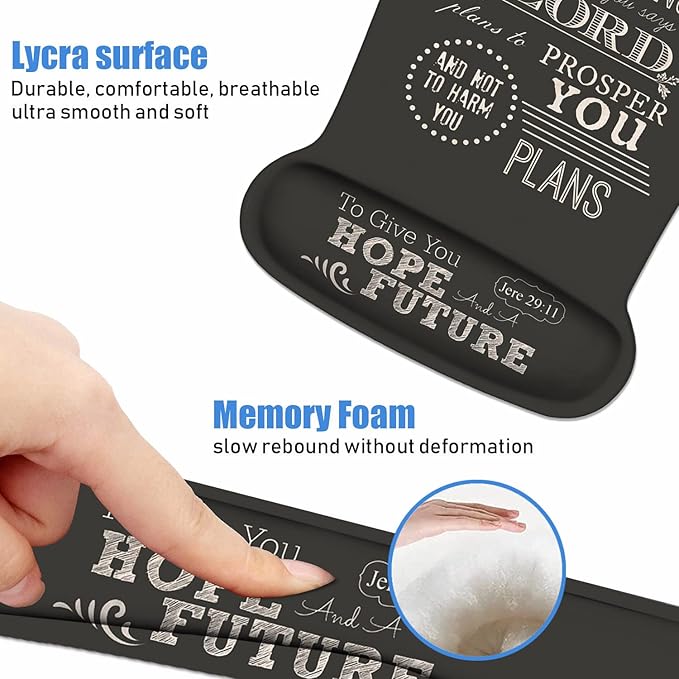 Ergonomic Mouse Pad Wrist Support and Keyboard Wrist Rest Set - Image 5