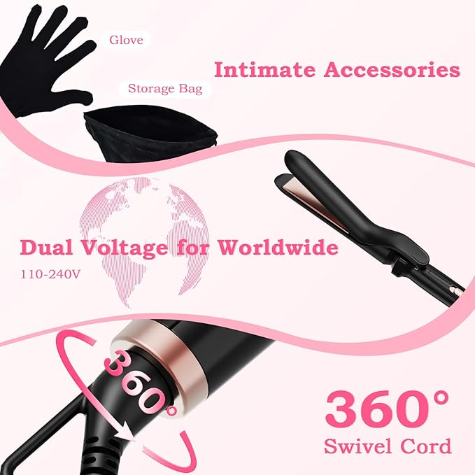 Ufree 5 in 1 Curling Iron with Interchangeable Ceramic Barrels, Curling Wand - Image 5