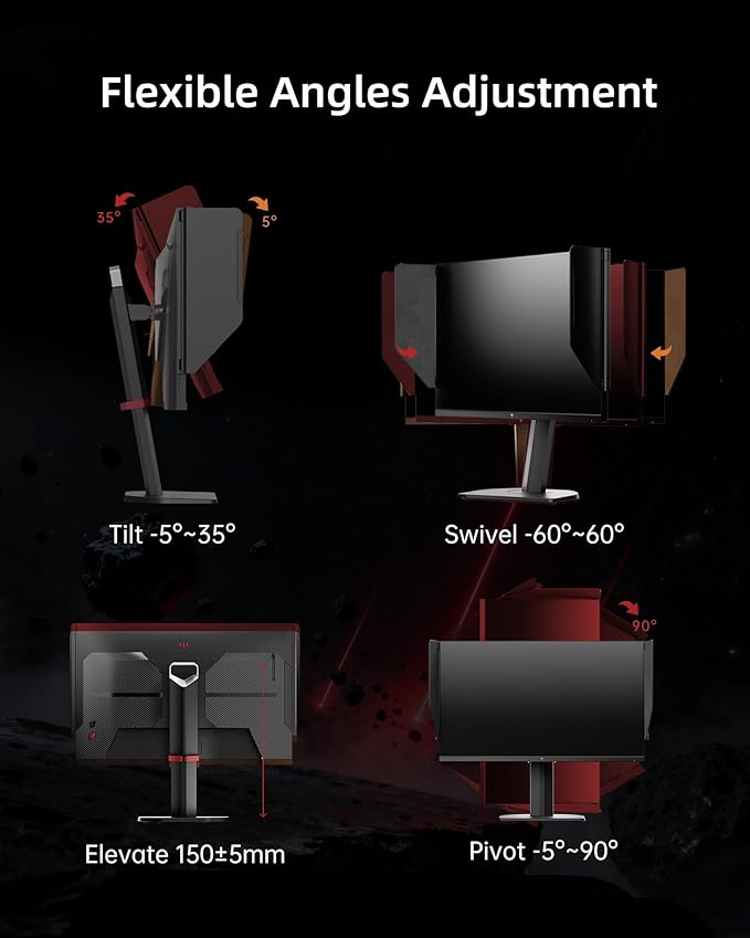 KTC 27M1 27 Inch Gaming Monitor, 1440P Monitor - Image 8