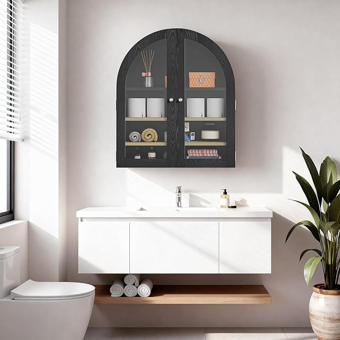 HOACT Arch Bathroom Wall Cabinet - Image 7