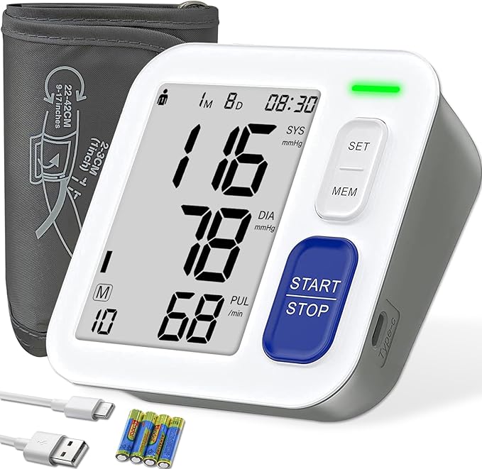 Blood Pressure Monitor Upper Arm Monitors by ROTOPATA