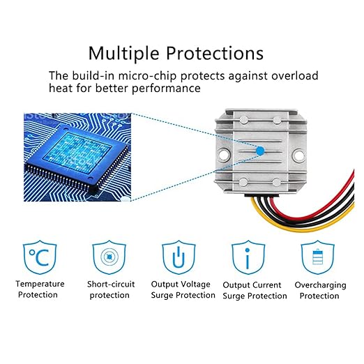 Voltage Regulator Reducer DC 8V ~ 40V to 12V 3A 36W Converter- DC 36V 24V 18V - Image 4