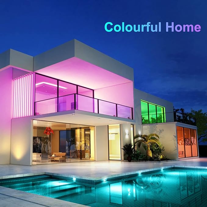 CHARKEE LED Lights for Bedroom 50 ft, Color Changing LED Strip Lights - Image 5