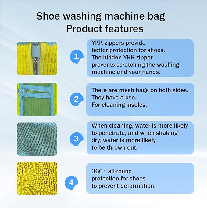 2 In 1 Shoe Washing Machine Bag, Upgrade - Image 4
