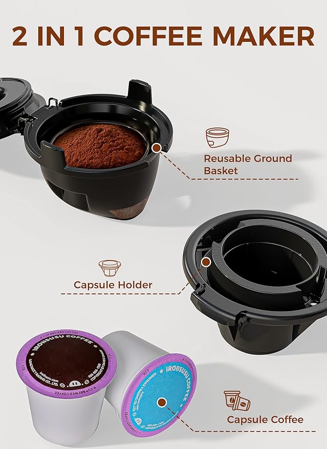 COWSAR Commercial Single Serve Coffee Maker, K Cup Coffee Brewer - Image 3