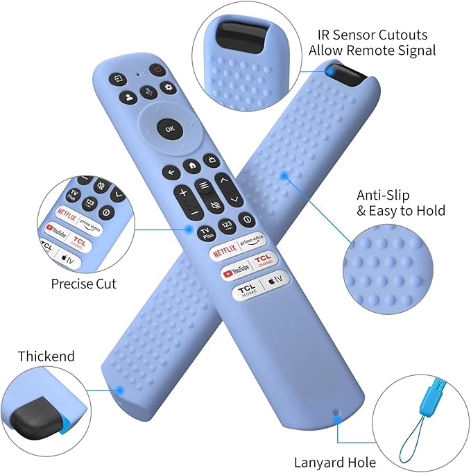 Hi Color Silicone Cover for TCL RC813 FMB1/RC923/RC902V Remote Protective Case - Image 2