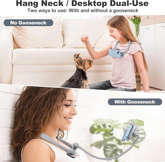 LOVFIVE Cell Phone Stand, Neck Cell Phone Holder - Image 2