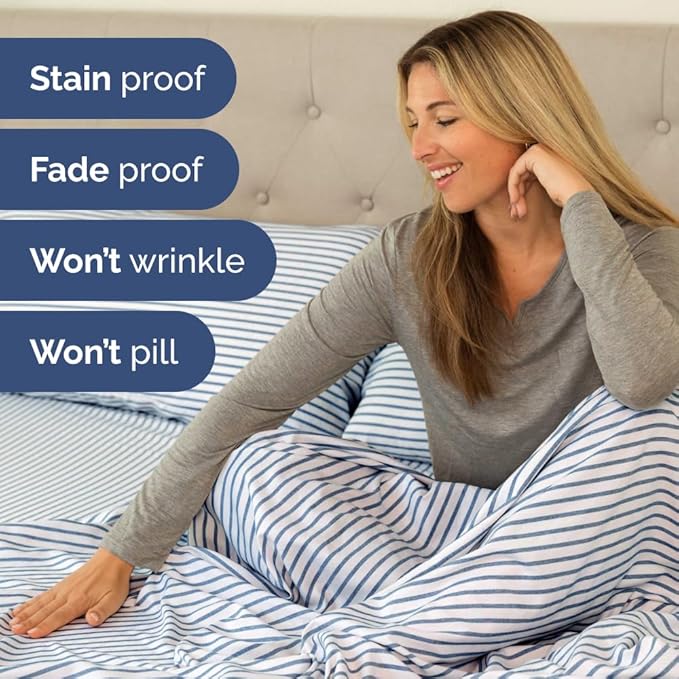 Split Head King Sheet Set – 4 Piece Flex Split Top King Sheets - Image 6