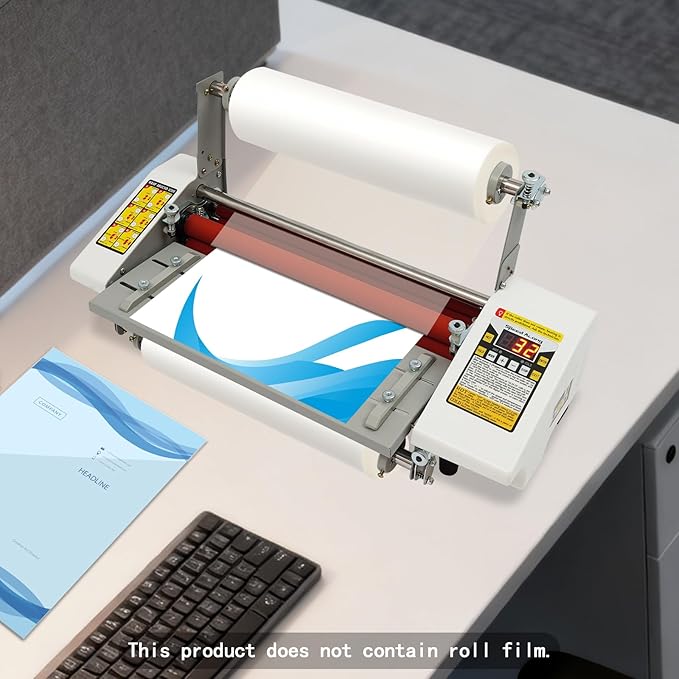 20.28" Laminator Machine, Hot&Cold Roller Laminating Machine, Single/Dual Sided - Image 5