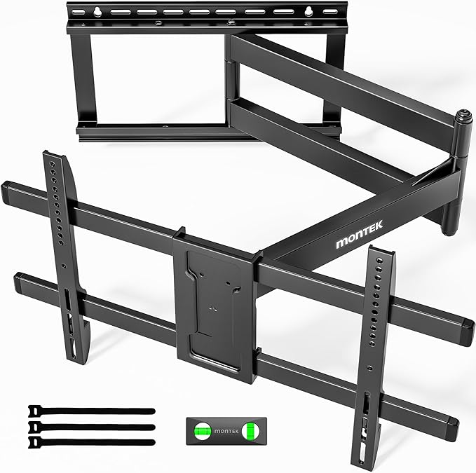 monTEK Long Arm TV Wall Mount for Most 43-80 Inch TVs, 42 Inch Long Extension by monTEK