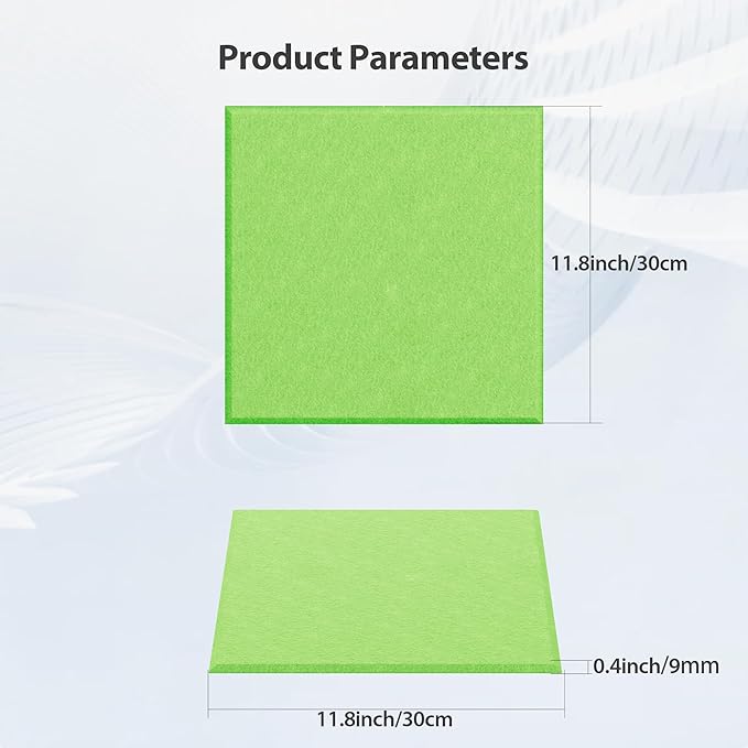 Amantech 12 Pack Acoustic Panels Self Adhesive Sound Proof Foam, High Density - Image 6